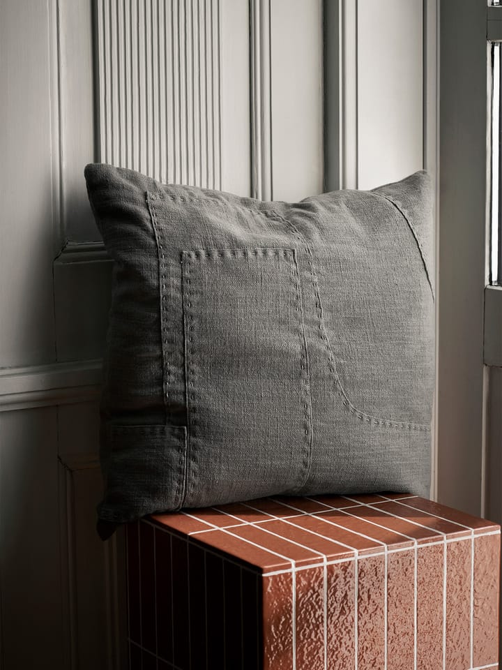 Poszewka na poduszkę Darn 50x50 cm, Niebiesko-szary Ferm Living