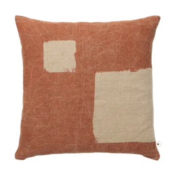 Poszewka na poduszkę Oleo 50x50 cm - Terracotta-Natural - Ferm Living