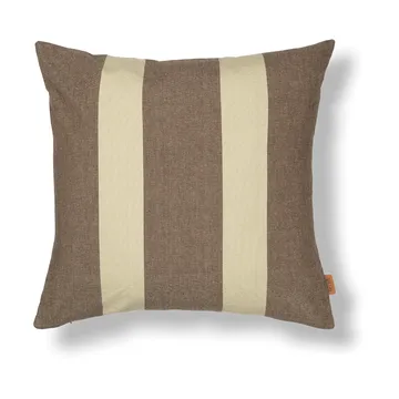 Poszewka na poduszkę Strand outdoor 50x50 cm - Carob brown-parchment - Ferm Living