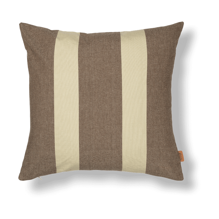 Poszewka na poduszkę Strand outdoor 50x50 cm - Carob brown-parchment - Ferm Living