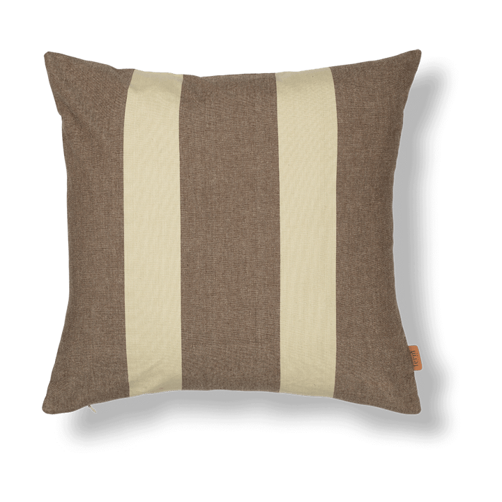 Poszewka na poduszkę Strand outdoor 50x50 cm - Carob brown-parchment - ferm LIVING