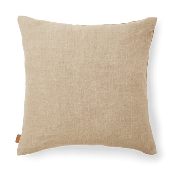 Poszewka Senti Stripe 50x50 cm - Dark sand-linen - Ferm Living