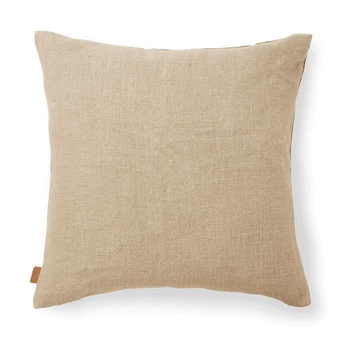 Poszewka Senti Stripe 50x50 cm, Dark sand-linen Ferm Living