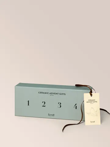Prezenty adwentowe Ceramic, 4 szt. - Multi - Ferm Living