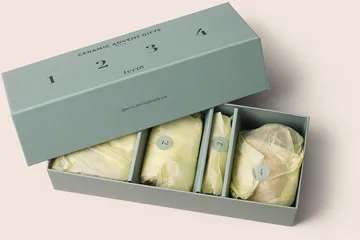 Prezenty adwentowe Ceramic, 4 szt. - Multi - Ferm Living