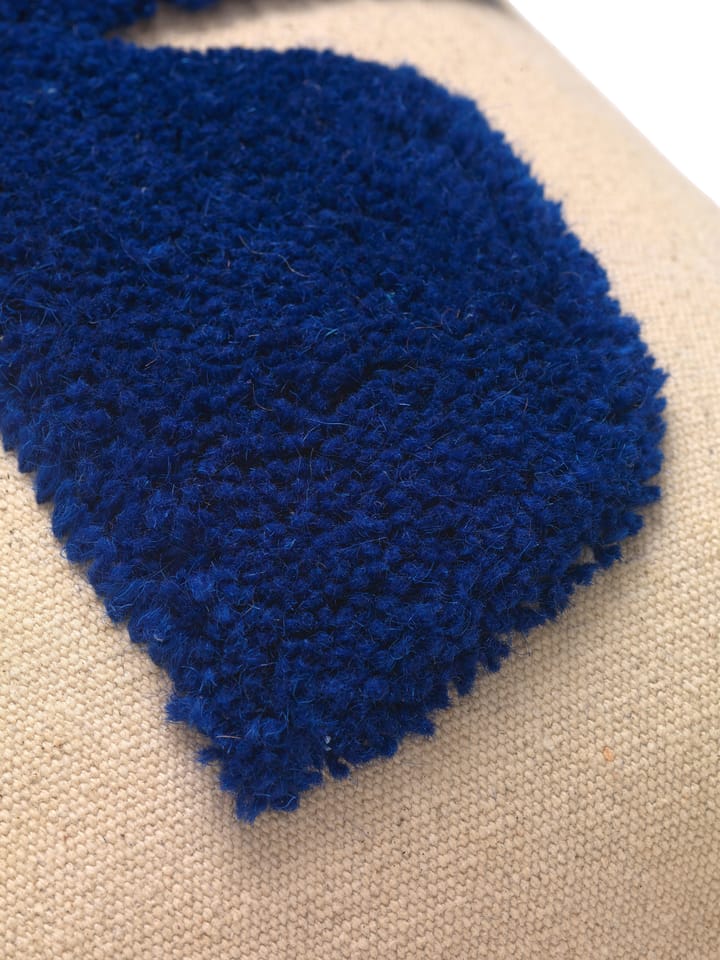 Prostokątna poduszka Lay 40x60 cm, Sand / Jaskrawy niebieski Ferm Living
