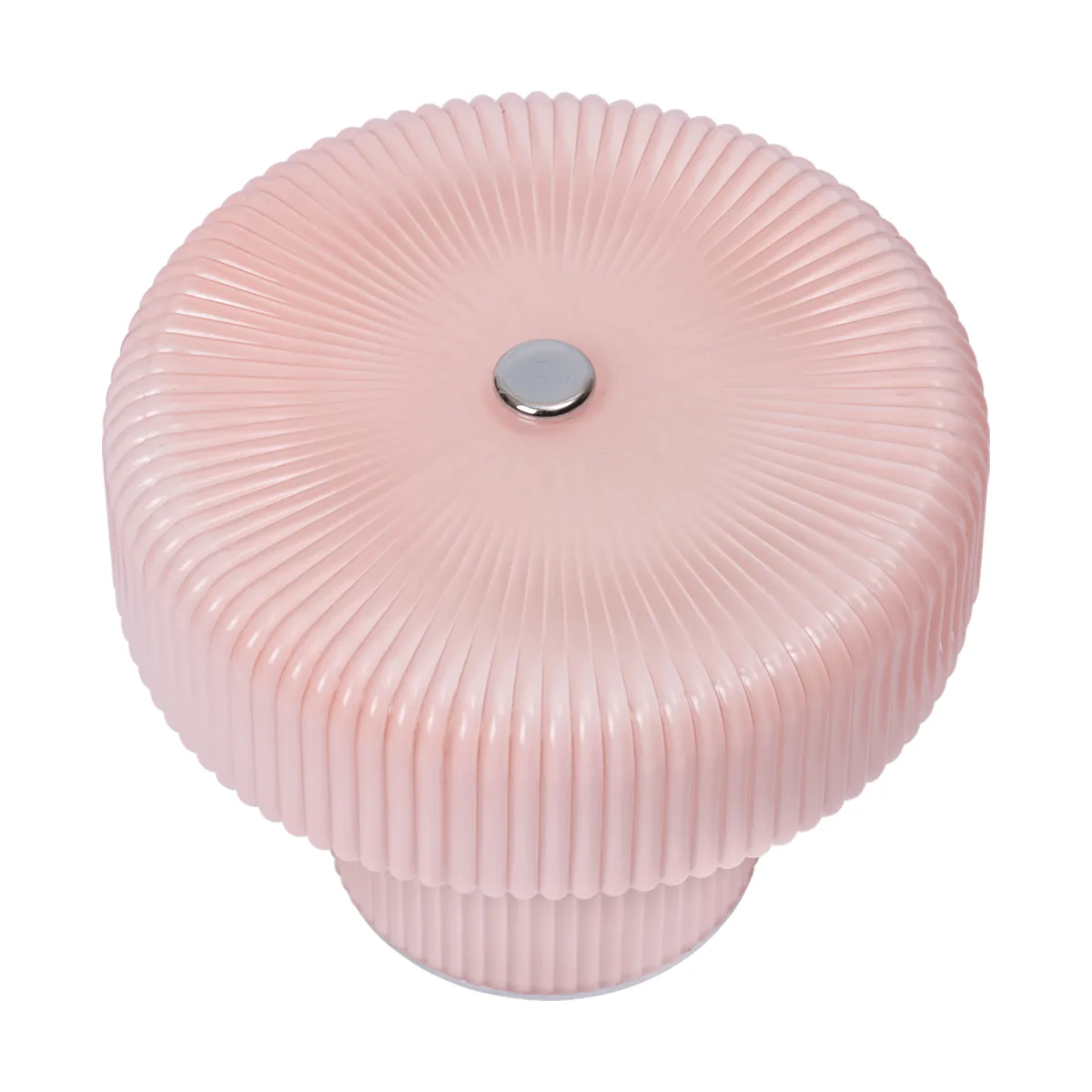 Przenośna lampka stołowa Ripple 10 cm, Pale rose Ferm Living