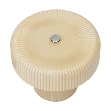 Przenośna lampka stołowa Ripple - Oat, 10cm - Ferm Living
