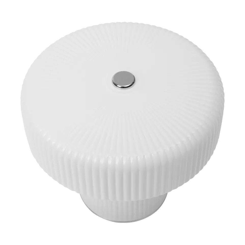 Przenośna lampka stołowa Ripple, White, 10cm Ferm Living