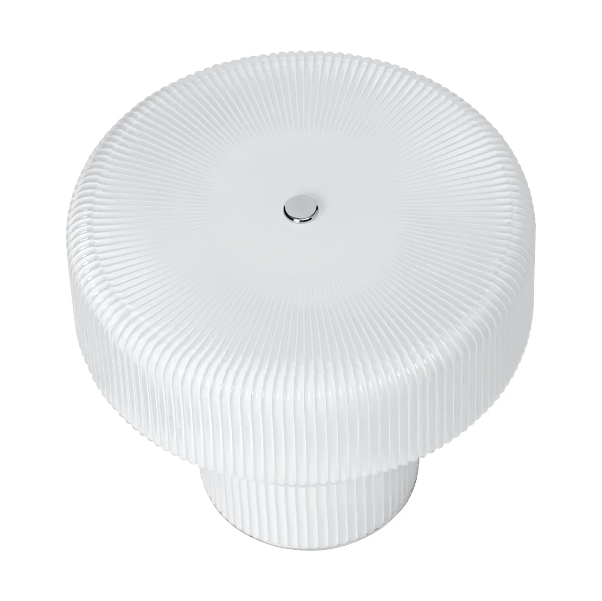 Przenośna lampka stołowa Ripple, White, 16,5 cm Ferm Living