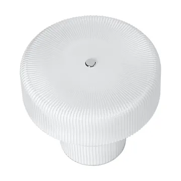 Przenośna lampka stołowa Ripple - White, 16,5 cm - Ferm Living