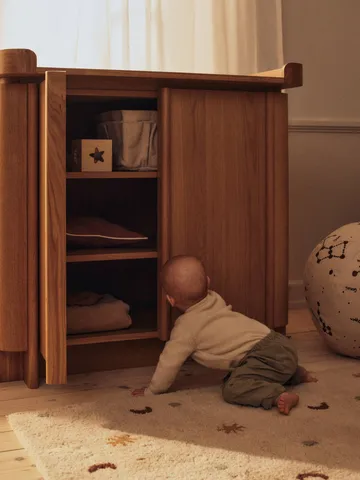 Przewijak do komody Tilu - Natural oak, 100x74x10 cm - Ferm Living