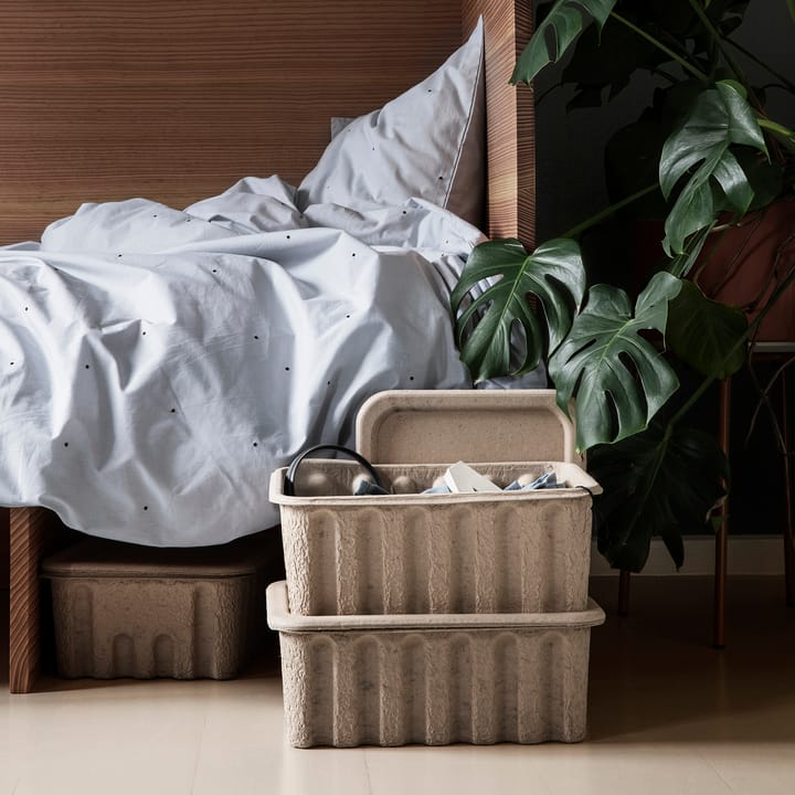 Pudełko do przechowywania Ferm z pokrywką papierową 2 szt., Brązowe Ferm Living