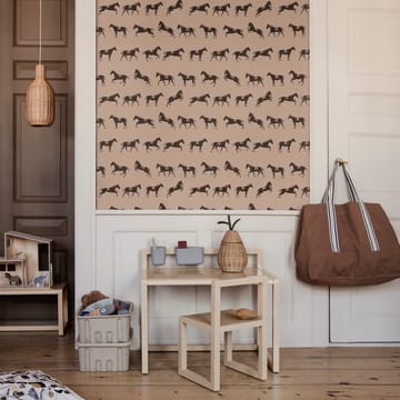 Pudełko do przechowywania Ferm z pokrywką papierową 2 szt. - Brązowe - Ferm Living