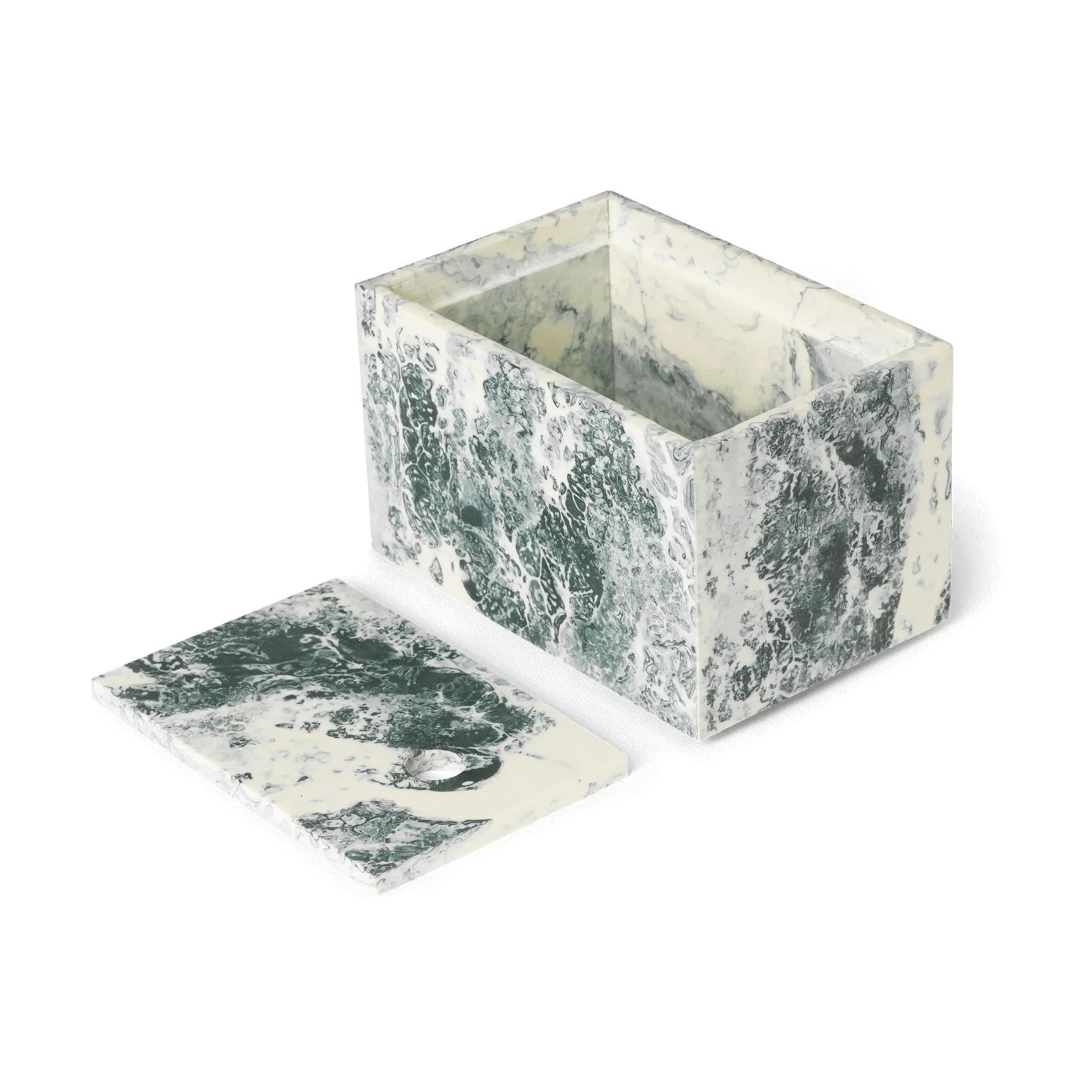 Pudełko do przechowywania Mist 10x15 cm, Emerald-off white Ferm Living