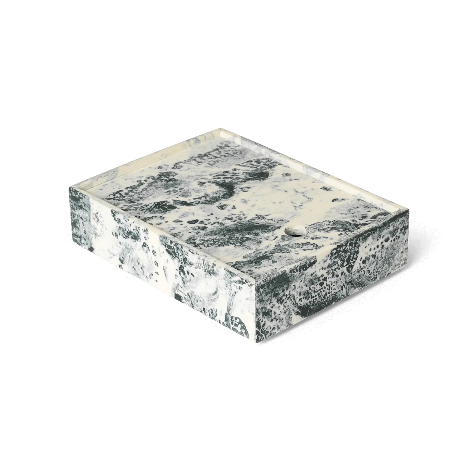 Pudełko do przechowywania Mist 15x20 cm, Emerald-off white Ferm Living