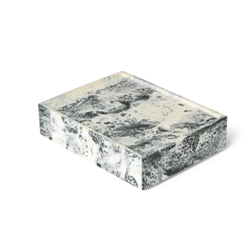 Pudełko do przechowywania Mist 15x20 cm - Emerald-off white - Ferm Living