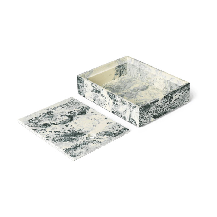 Pudełko do przechowywania Mist 15x20 cm, Emerald-off white Ferm Living