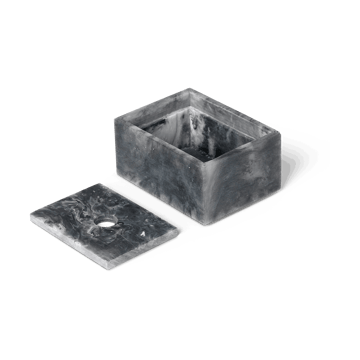Pudełko do przechowywania Mist 7,5x10 cm - Charcoal - Ferm Living