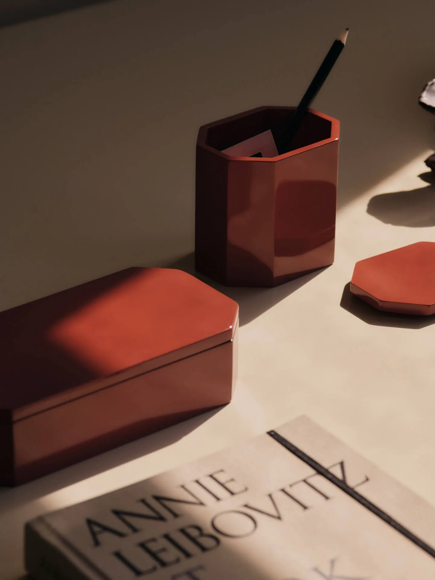 pudełko do przechowywania Nova 7,5x10 cm, Picante Red Ferm Living