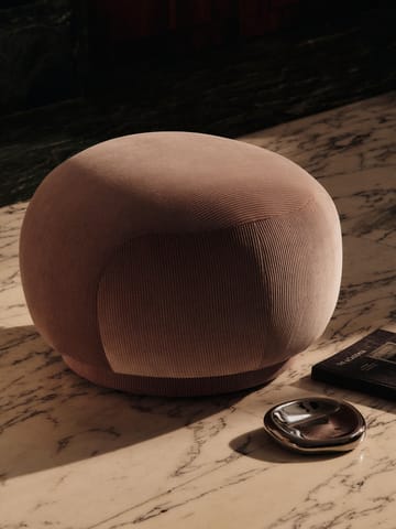 Pufa Rico pouf - Devoré Velvet-blush - Ferm Living
