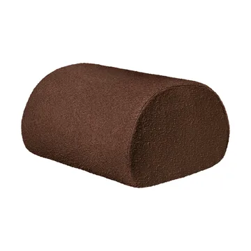 Pufa Rouli pouf pure bouclé - Chestnut brown - Ferm Living