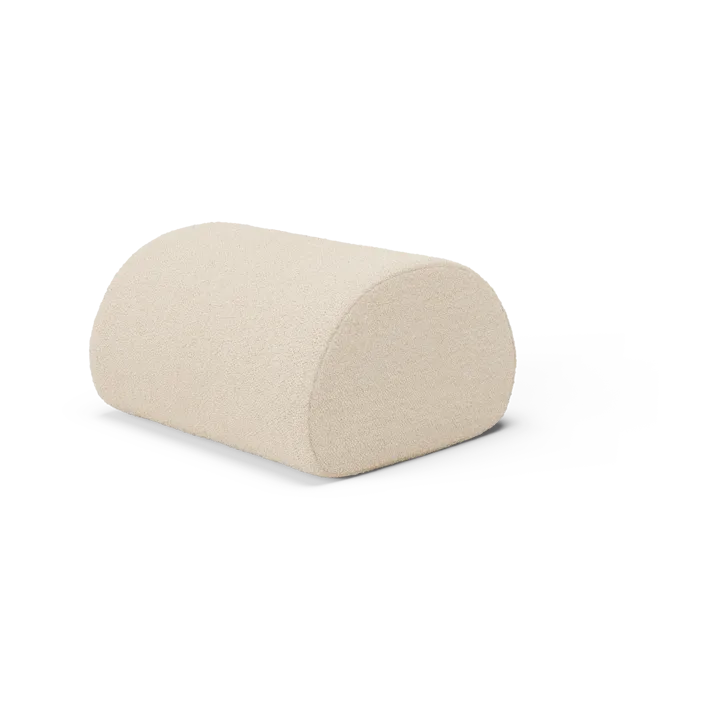 Pufa Rouli pouf pure bouclé - Off-white - Ferm Living