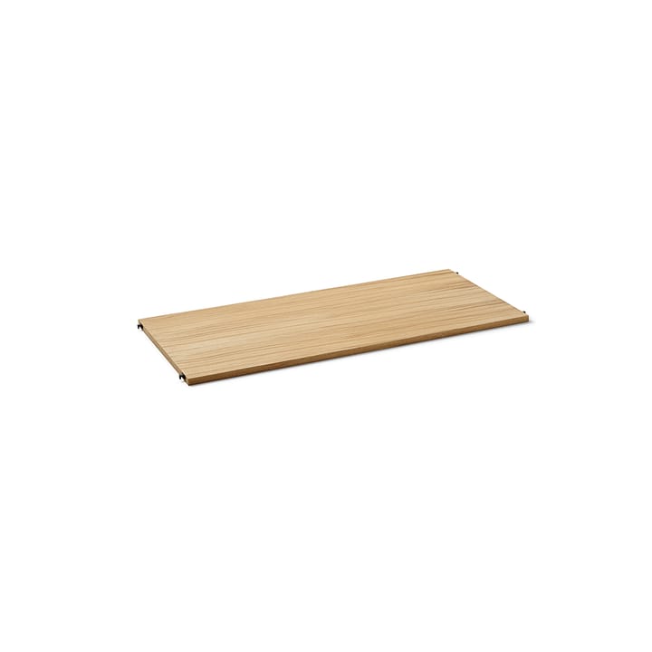 Punctual Perforated półka 90 cm - oak oiled, anthracite - Ferm Living