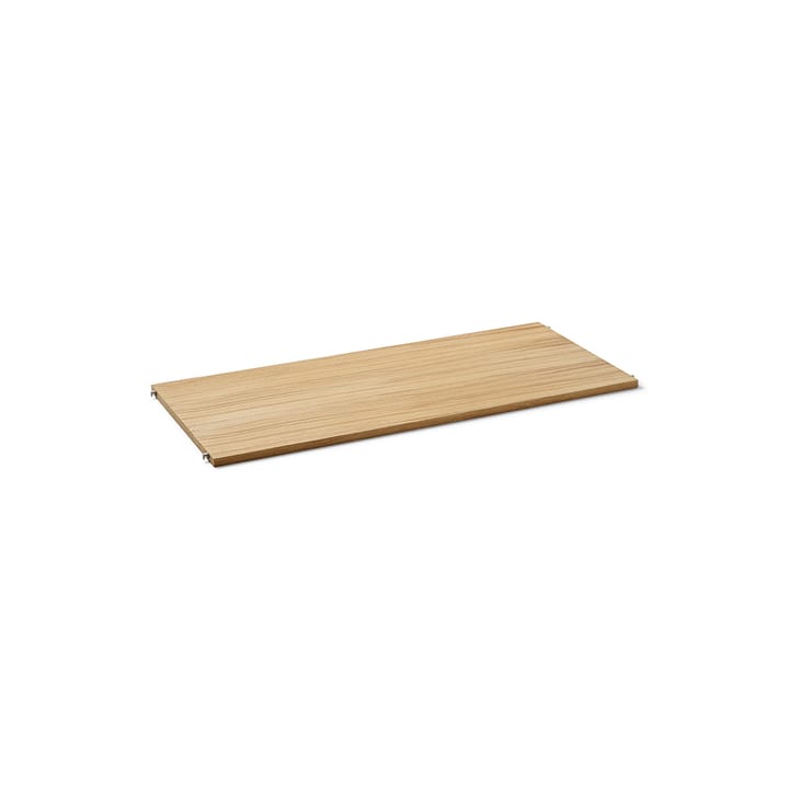 Punctual Perforated półka 90 cm - oak oiled, light grey - Ferm Living
