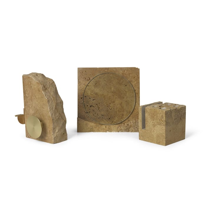 Ramka Klint 18x18 cm, Beżowy trawertyn Ferm Living