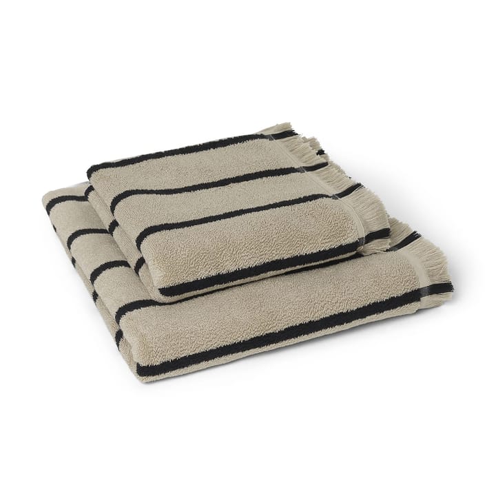 Ręcznik Alee 50x100 cm, Sand-black
​ Ferm Living