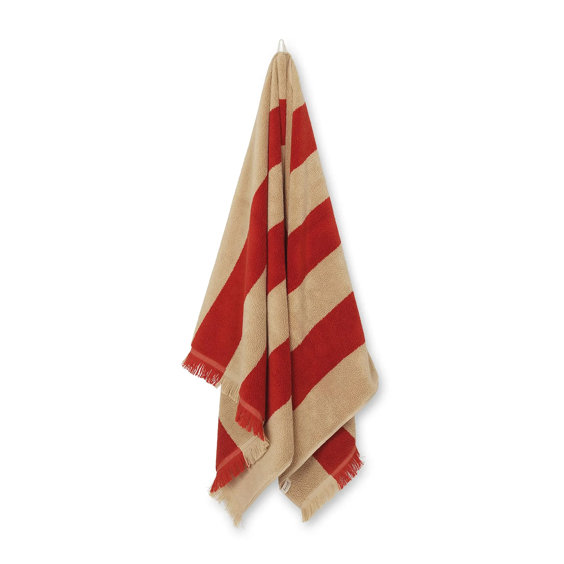 Ręcznik Alee 70x140 cm, Light camel-red Ferm Living