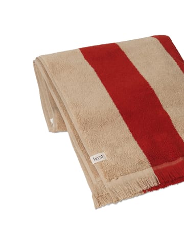 Ręcznik Alee 70x140 cm - Light camel-red - ferm LIVING