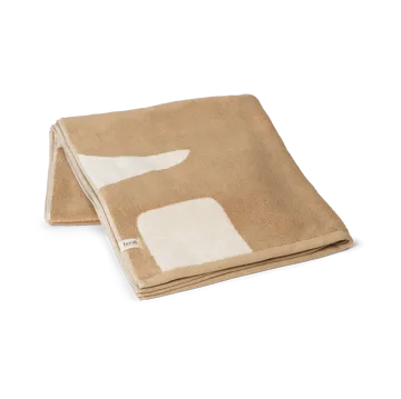 Ręcznik kąpielowy Ebb 70x140 cm - Sand, off-white - Ferm Living