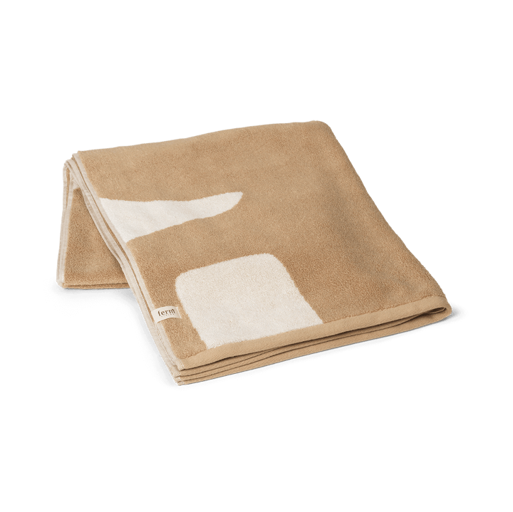 Ręcznik kąpielowy Ebb 70x140 cm - Sand, off-white - Ferm LIVING