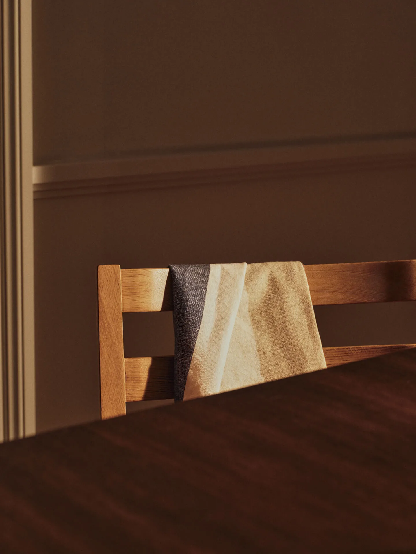 Ręcznik kuchenny Hale 50x70 cm, Cashmere-mocha-indigo blue Ferm Living