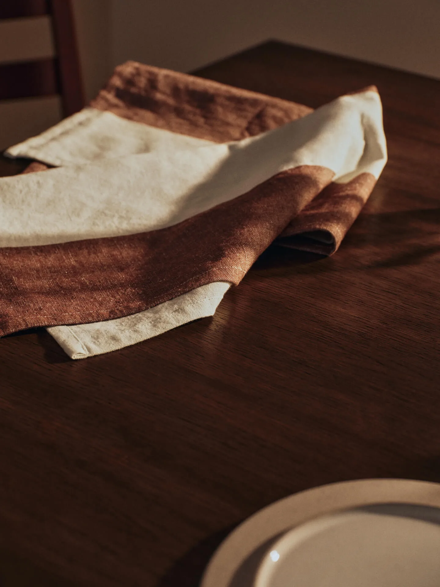 Ręcznik kuchenny Hale 50x70 cm, Chestnut-frosted lime Ferm Living