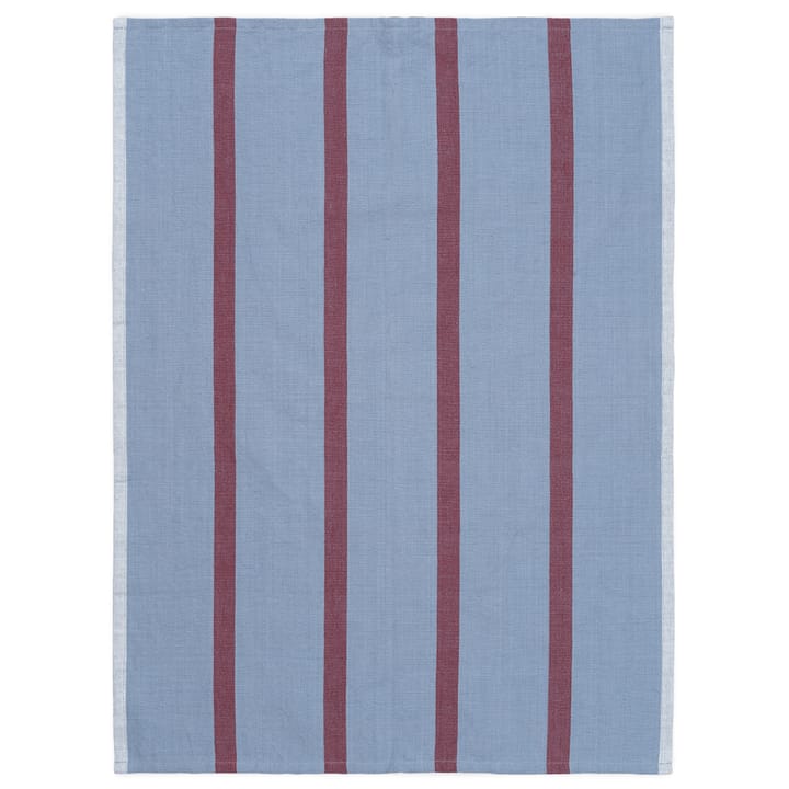 Ręcznik kuchenny Hale 50x70 cm - Faded blue-burgundy - Ferm Living