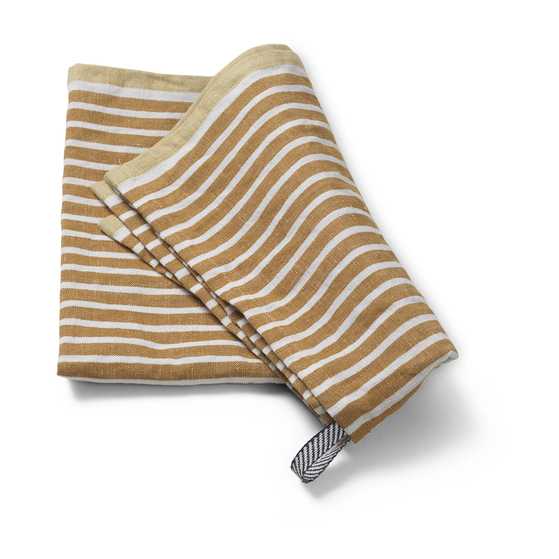 Ręcznik kuchenny Hale 50x70 cm, Golden brown-silver fern Ferm Living