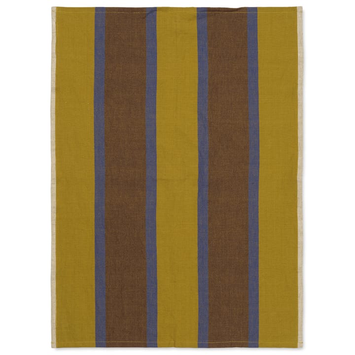 Ręcznik kuchenny Hale 50x70 cm - Lime-bright blue-chocolate - Ferm Living