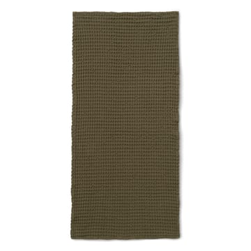 Ręcznik z bawełny organicznej 50x100 cm - olive - Ferm Living