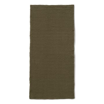 Ręcznik z bawełny organicznej 50x100 cm - olive - ferm LIVING