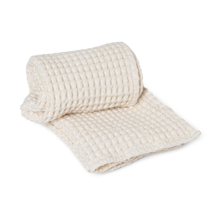 Ręcznik z bawełny organicznej off-white - 50x100 cm - Ferm Living