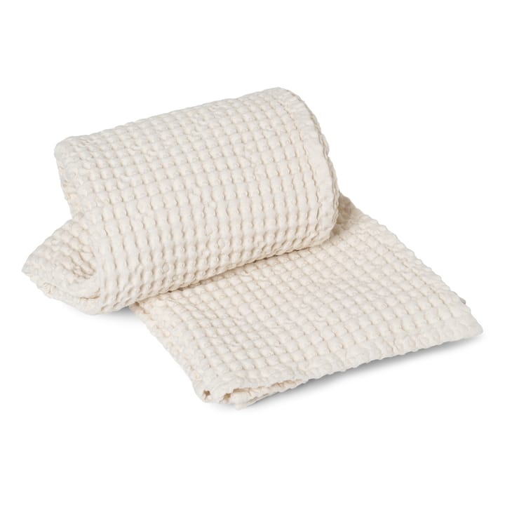 Ręcznik z bawełny organicznej off-white - 70x140 cm - Ferm Living