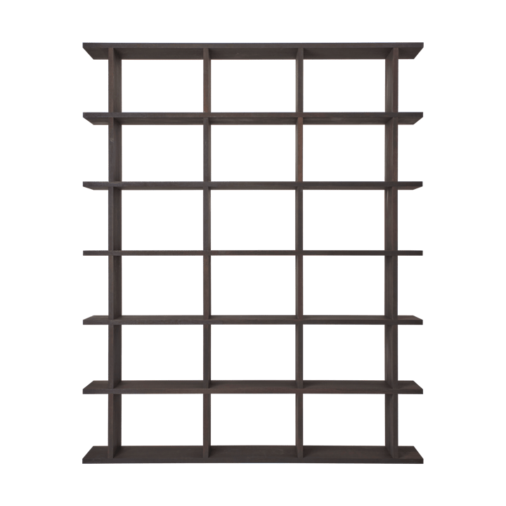 Regał na książki  Kona 3x6, Dark Stained Ferm Living