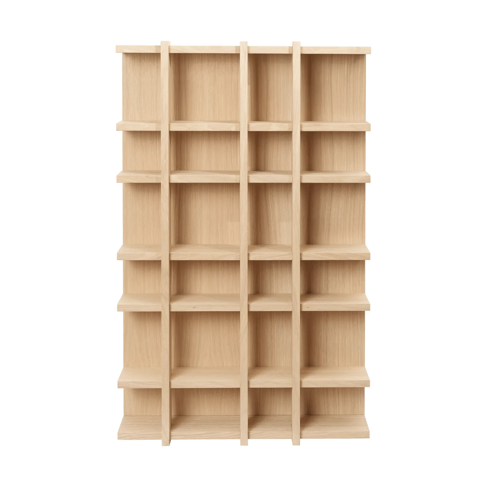 Regał Tilem, Fornir dębowy, 4x6 Ferm Living