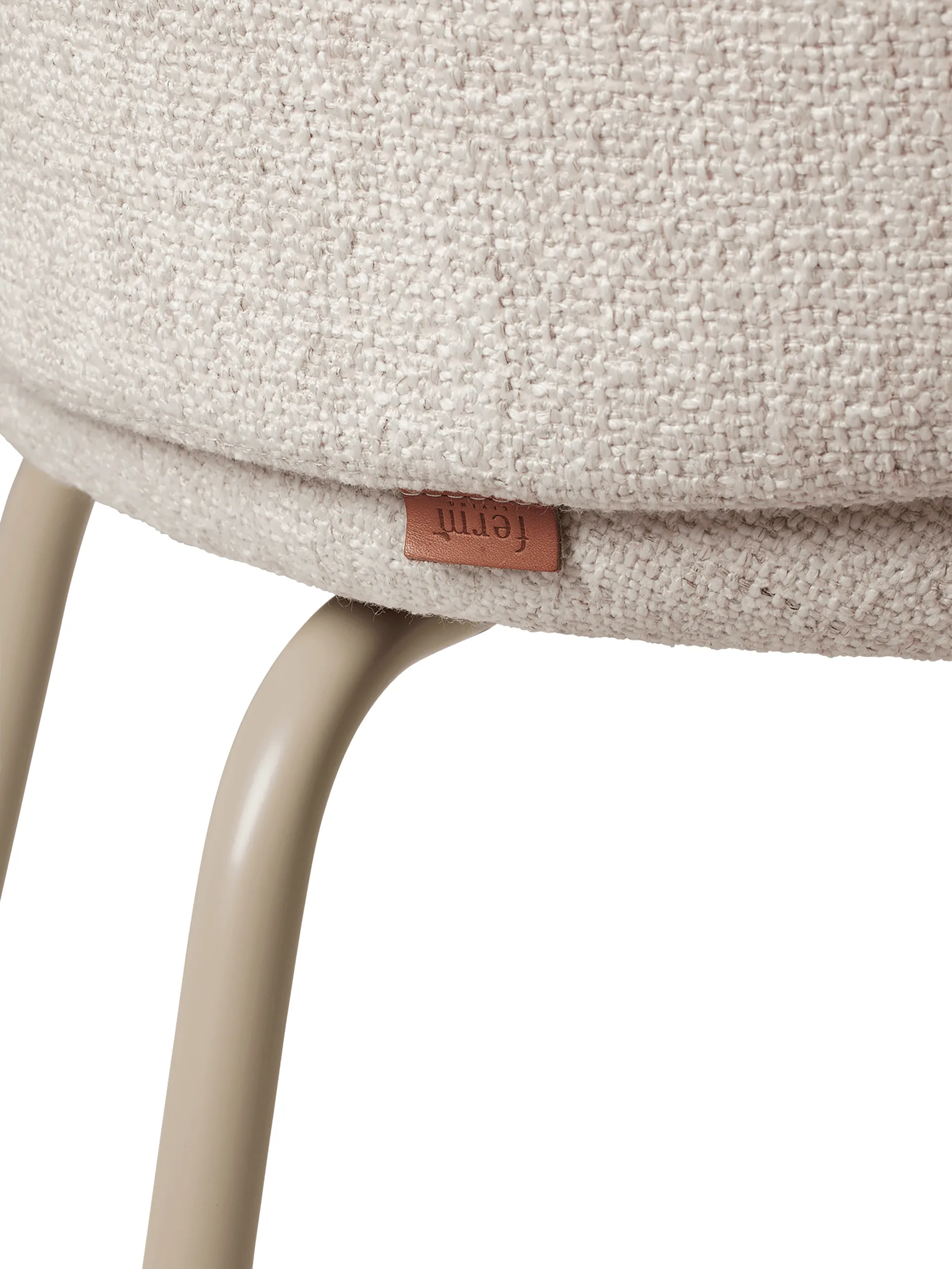 Rico dining chair bouclé, Off-white-cashmere Ferm Living