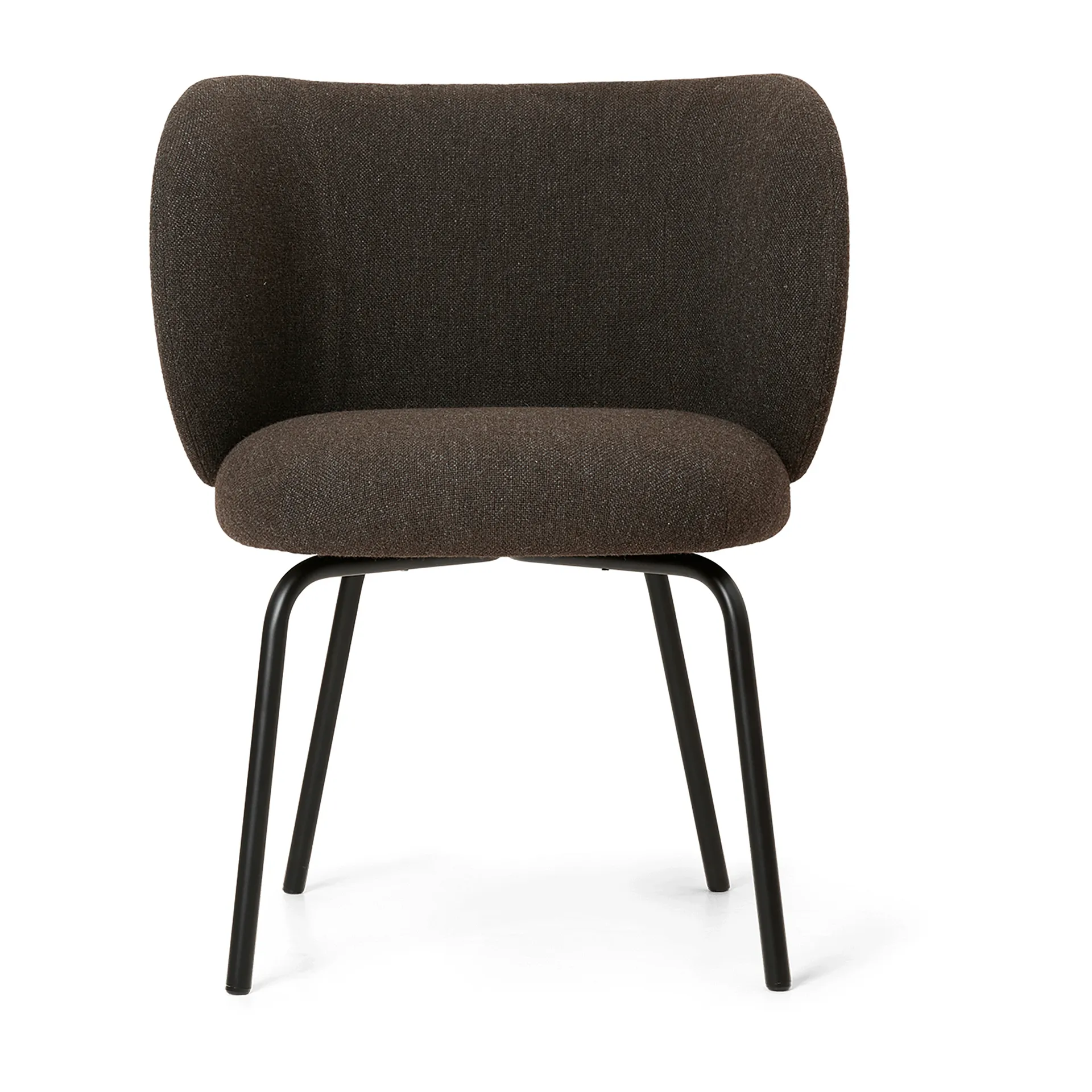 Rico dining chair hallingdal, Dark grey brown-black Ferm Living