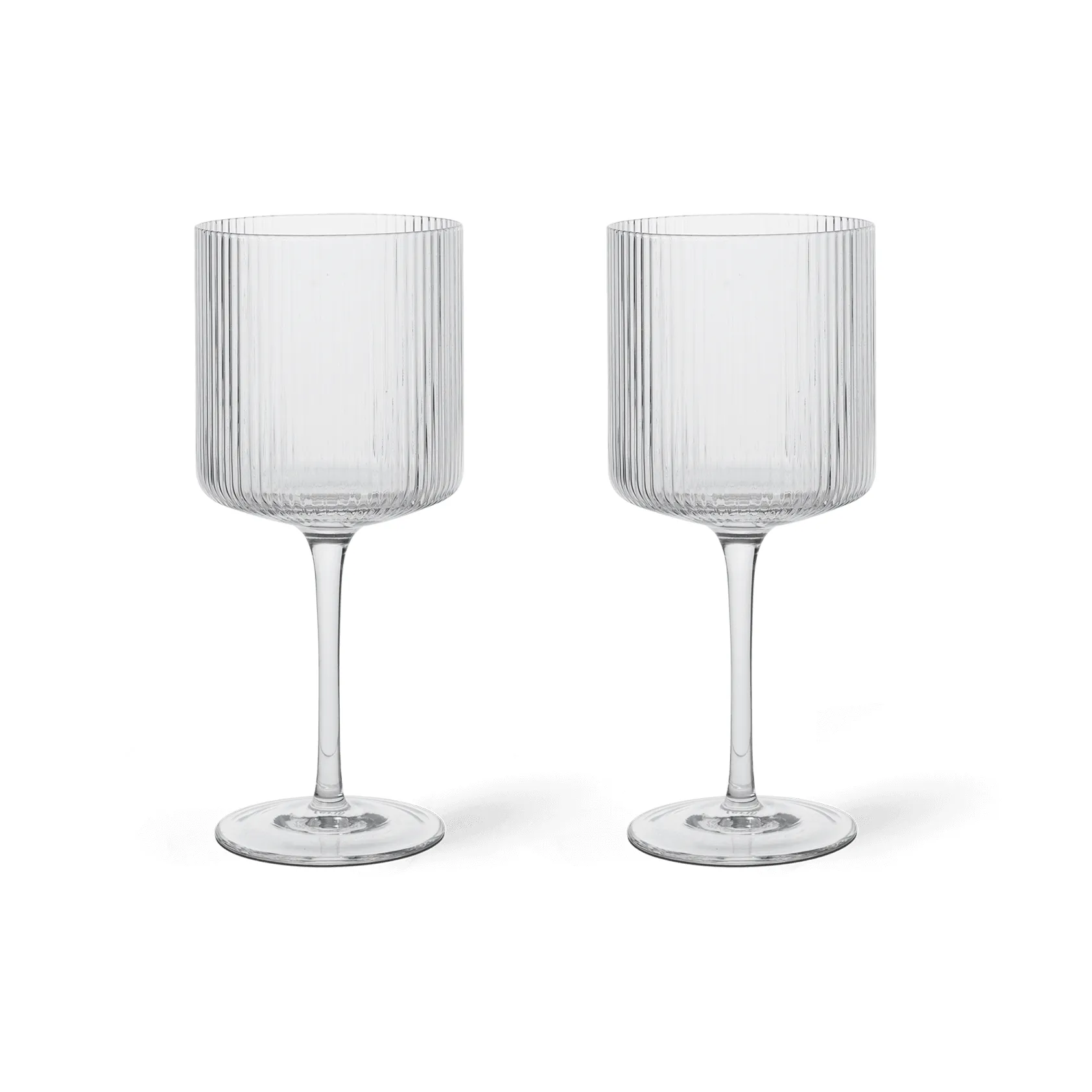 Ripple kieliszki do czerwonego wina 325 ml, 2‑pak, Clear Ferm Living