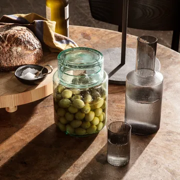 Ripple kieliszki do przystawek 140 ml, 4‑pak - Smoked grey - Ferm Living